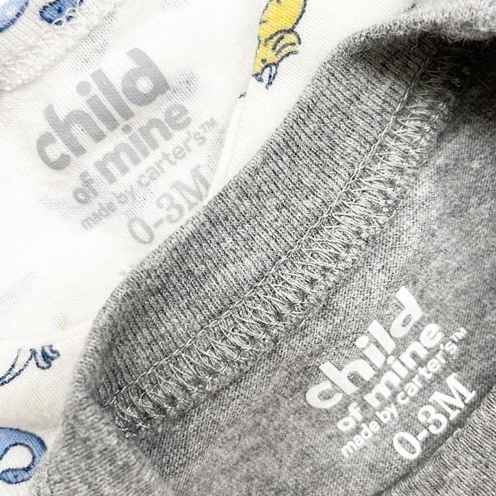 Carter's baby boys dino bodysuit + t-shirt